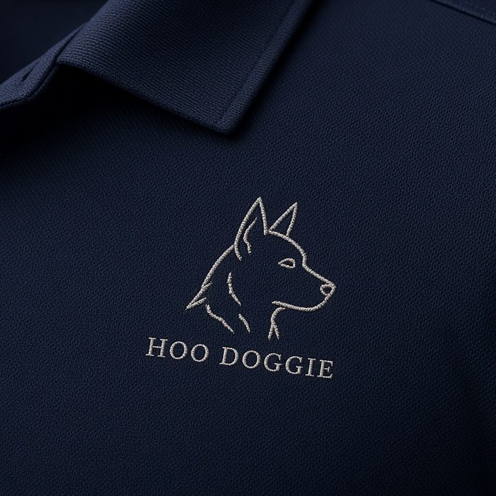 Navy Heeler Crest Polo