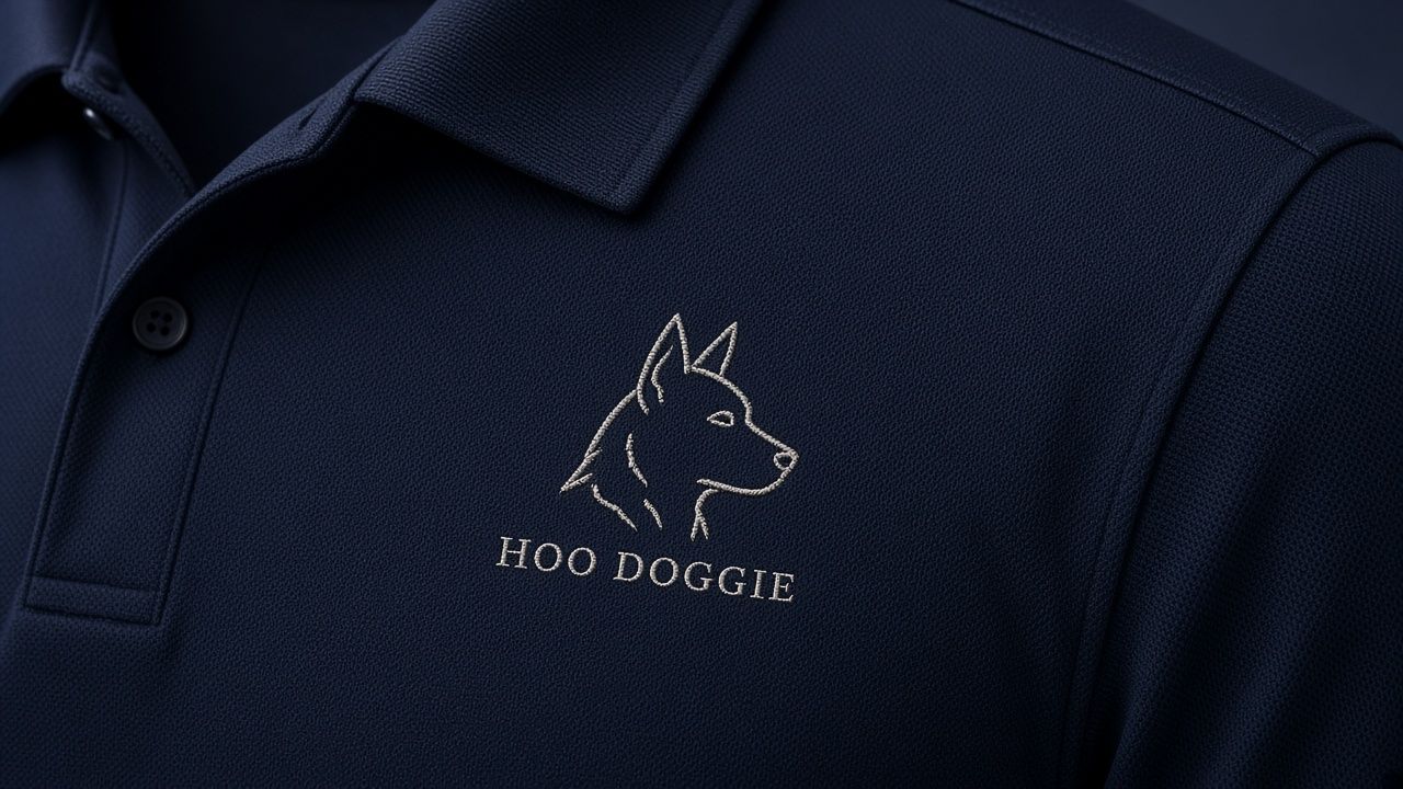 Heeler Crest Polo · Navy